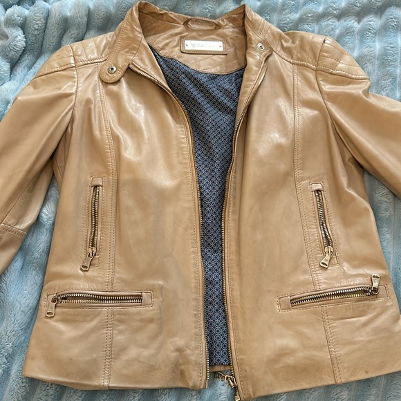 Massimo Dutton Nappa Genuine Leather Jacket - Picture 4 of 7